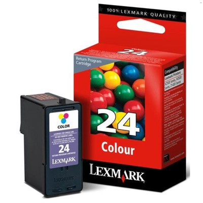 Tusz oryginalny 24 do Lexmark (18C1524E) (Kolorowy)