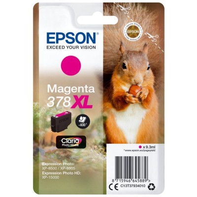 Tusz oryginalny 378 XL do Epson (C13T37934010) (Purpurowy)