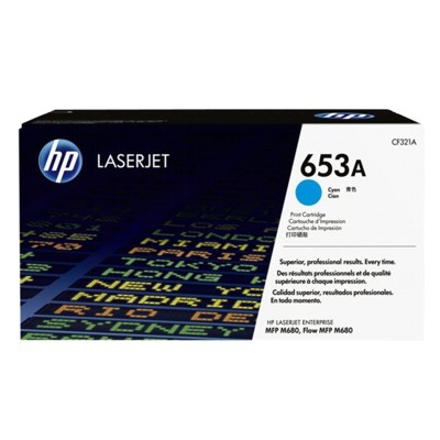 Toner oryginalny 653A do HP (CF321A) (Błękitny)