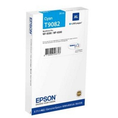 Tusz oryginalny T9082 do Epson (C13T908240) (Błękitny)