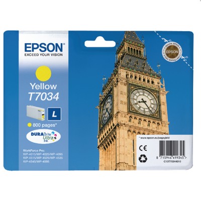 Tusz oryginalny T7034 do Epson (C13T70344010) (Żółty)