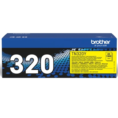 Toner oryginalny TN-320Y do Brother (TN320Y) (Żółty)