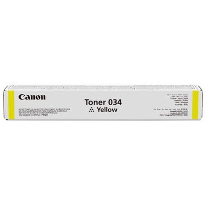 Toner oryginalny 034 do Canon (9451B001) (Żółty)