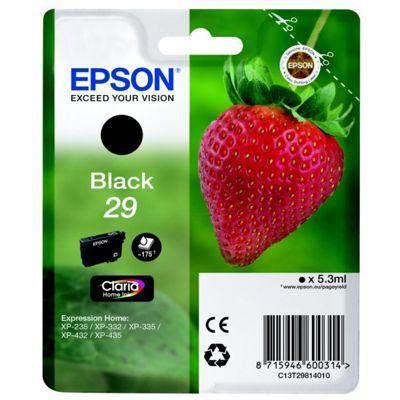 Tusz oryginalny T2981 do Epson (C13T29814010) (Czarny)