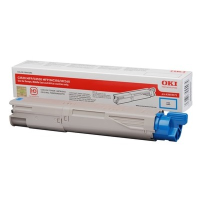 Toner oryginalny C3520/3530 do Oki (43459371) (Błękitny)