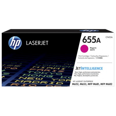 Toner oryginalny 655A do HP (CF453A) (Purpurowy)