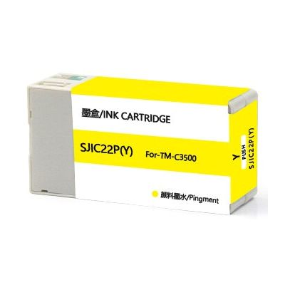 Tusz zamiennik SJIC22P Y do Epson (C33S020604) (Żółty)