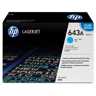 Toner oryginalny 643A do HP (Q5951A) (Błękitny)