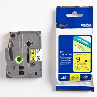 Taśma oryginalny TZe-621 do Brother (TZe621) (Żółty)