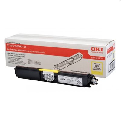 Toner oryginalny C110/130 do Oki (44250721) (Żółty)