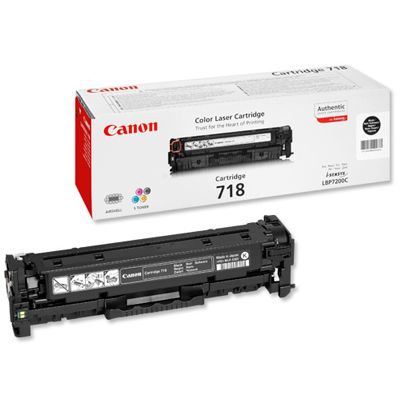 Toner oryginalny CRG-718 B do Canon (2662B002AA) (Czarny)