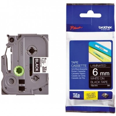 Taśma oryginalny TZe-315 do Brother (TZE315) (Czarny) Taśma oryginalny TZe-315 do Brother (TZE315) (Czarny)