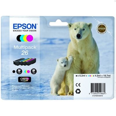 Tusze oryginalne T2616 do Epson (C13T26164010) (komplet)