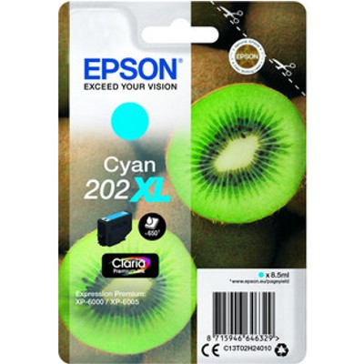 Tusz oryginalny 202 XL do Epson (C13T02H24010) (Błękitny)