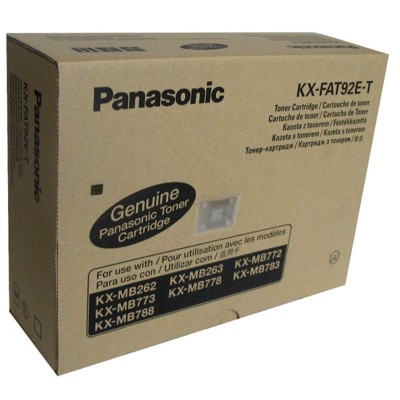 Tonery oryginalne KX-FAT92E-T do Panasonic (KX-FAT92E-T) (Czarny) (trójpak)