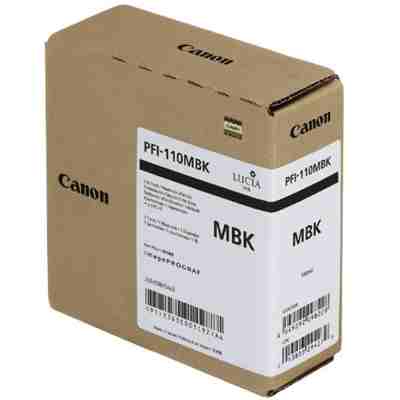 Tusz oryginalny PFI-110MBK do Canon (2363C001) (Czarny matowy)