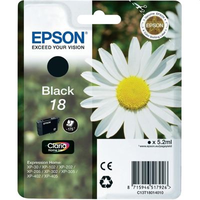 Tusz oryginalny T1801 do Epson (C13T18014010) (Czarny)