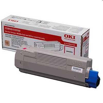 Toner oryginalny C5850/5950 do Oki (43865722) (Purpurowy)