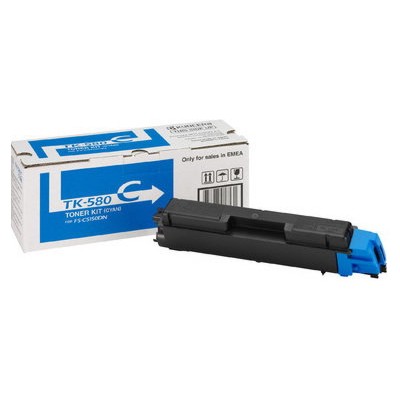 Toner oryginalny TK-580C do Kyocera (1T02KTCNL0) (Błękitny)