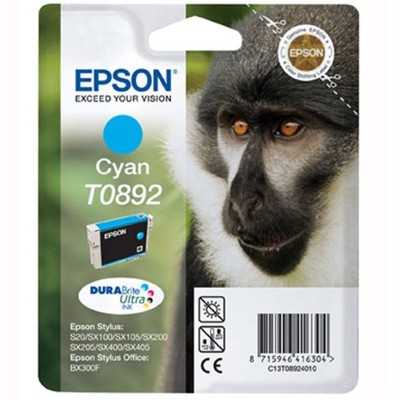 Tusz oryginalny T0892 do Epson (C13T08924011) (Błękitny)