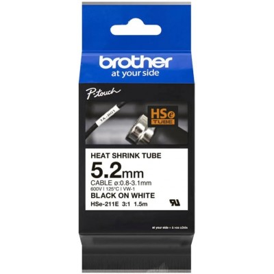Rurka Termokurczliwa oryginalny HSe-211 do Brother (HSe-211) (Biały) Rurka Termokurczliwa oryginalny HSe-211 do Brother (HSe-211) (Biały)