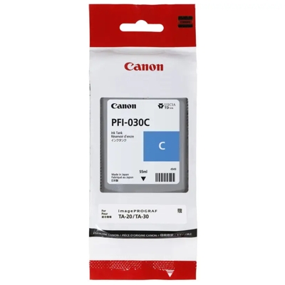 Tusz oryginalny PFI-030C do Canon (3490C001) (Błękitny)