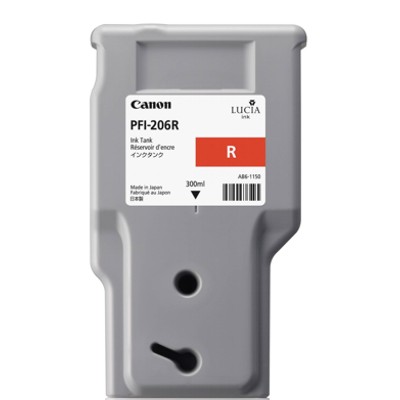 Tusz oryginalny PFI-206R do Canon (5309B001AA) (Czerwony)