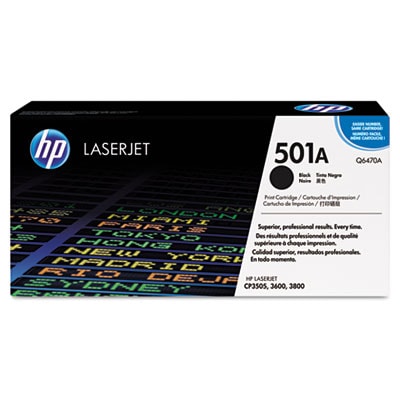 Toner oryginalny 501A do HP (Q6470A) (Czarny)