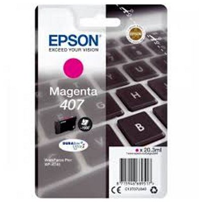 Tusz oryginalny 407 do Epson (C13T07U340) (Purpurowy)