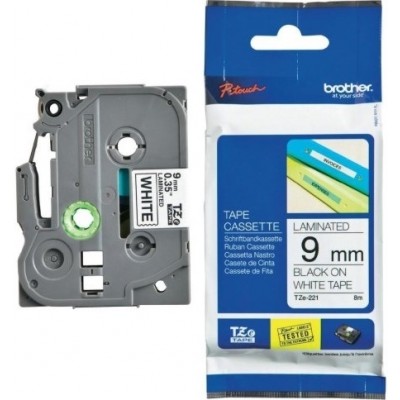 Taśma oryginalny TZe-221 do Brother (TZE221) (Biały) Taśma oryginalny TZe-221 do Brother (TZE221) (Biały)