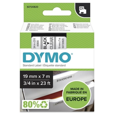 Taśma Barwiąca oryginalny D1-45800 do DYMO (D1-45800) (Przezroczysty)