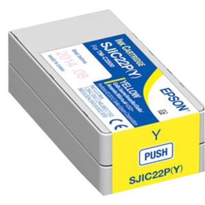 Tusz oryginalny SJIC22P Y do Epson (C33S020604) (Żółty)