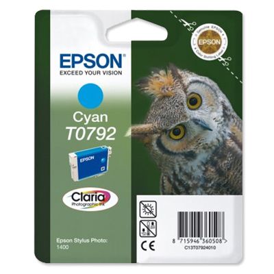 Tusz oryginalny T0792 do Epson (C13T07924010) (Błękitny)