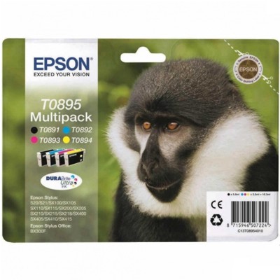 Tusze oryginalne T0895 do Epson (C13T08954010) (komplet)