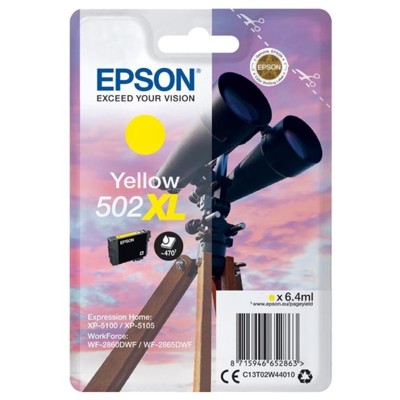 Tusz oryginalny 502 XL do Epson (C13T02W44010) (Żółty)