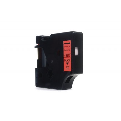 Taśma zamiennik D1-43617 do DYMO (D1-43617) (Czerwony) Taśma zamiennik D1-43617 do DYMO (D1-43617) (Czerwony)