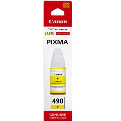 Tusz oryginalny GI-490 PGY do Canon (0666C001) (Żółty)