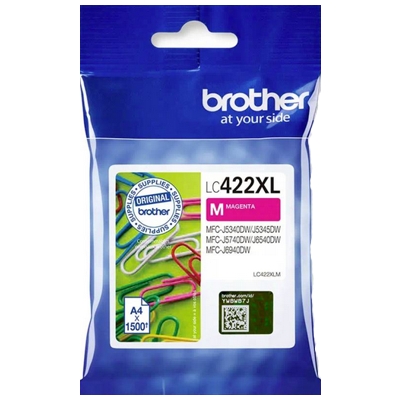 Tusz oryginalny LC-422 XL M do Brother (LC422XLM) (Purpurowy)