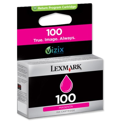 Tusz oryginalny 100 M do Lexmark (14N0901E) (Purpurowy)