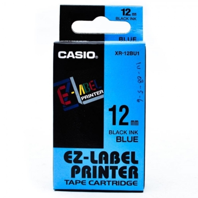Taśma Barwiąca oryginalny XR-12BU1 do Casio (XR-12BU1) (Niebieski)