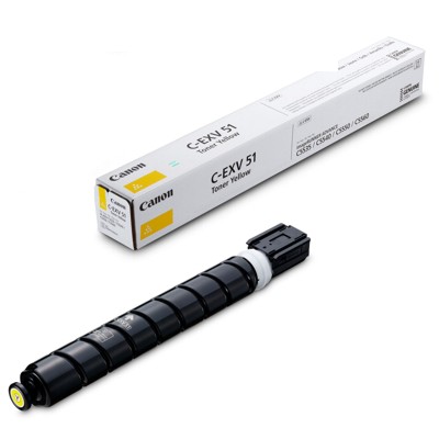 Toner oryginalny C-EXV51L Y do Canon (0487C002) (Żółty)