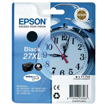 Tusz oryginalny 27 XL do Epson (C13T271140) (Czarny)