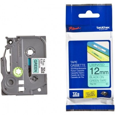 Taśma oryginalny TZe-731 do Brother (TZe-731) (Zielony) Taśma oryginalny TZe-731 do Brother (TZe-731) (Zielony)