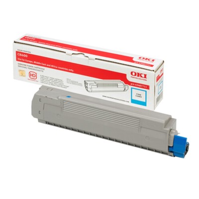 Toner oryginalny C8600/8800 do Oki (43487711) (Błękitny)