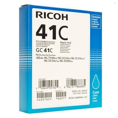 Tusz oryginalny GC-41C do Ricoh (405762) (Błękitny)