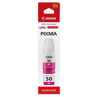 Tusz oryginalny GI-50 M do Canon (3404C001) (Purpurowy)