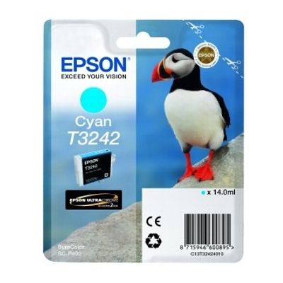 Tusz oryginalny T3242 do Epson (C13T32424010 ) (Błękitny)