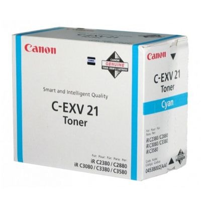 Toner oryginalny C-EXV 21 C do Canon (0453B002) (Błękitny)