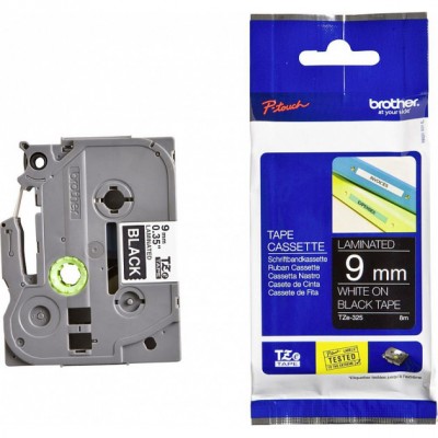 Taśma oryginalny TZe-325 do Brother (TZE325) (Czarny) Taśma oryginalny TZe-325 do Brother (TZE325) (Czarny)