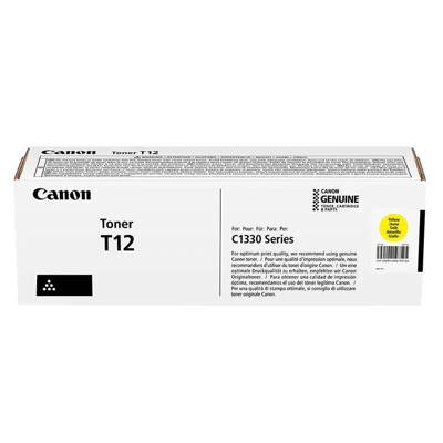 Toner oryginalny T12 do Canon (5095C006) (Żółty)